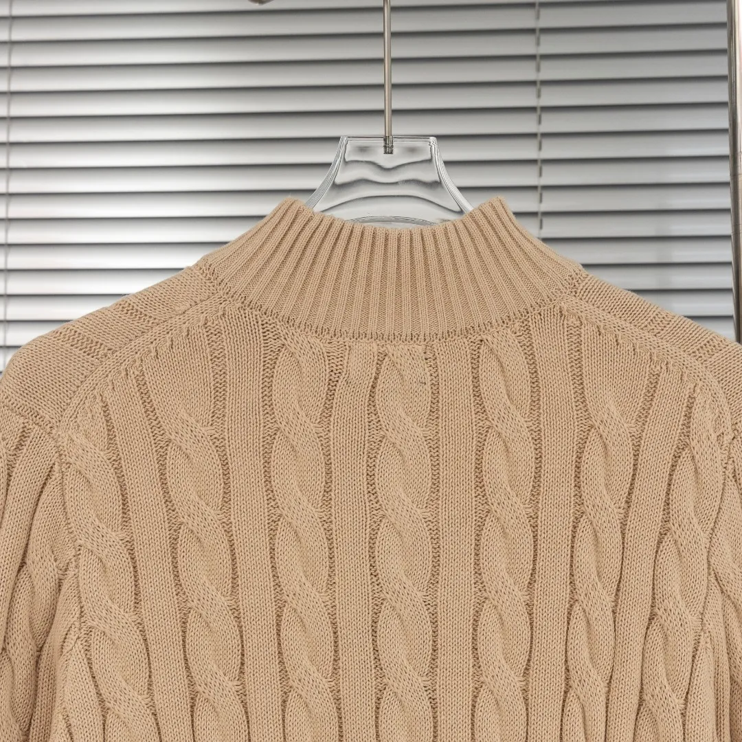 P290 top version (different currencies) You can scan the QR code to enter the official website Style: Ralph Lauren POLO Ralph Lauren small label embroidered knitted old money style half-zip pullover long-sleeved sweater Color: Picture color Size: XS-XL Fabric: Pure cotton Accessories: Full set of customized accessories No gender distinction, same style for men and women
